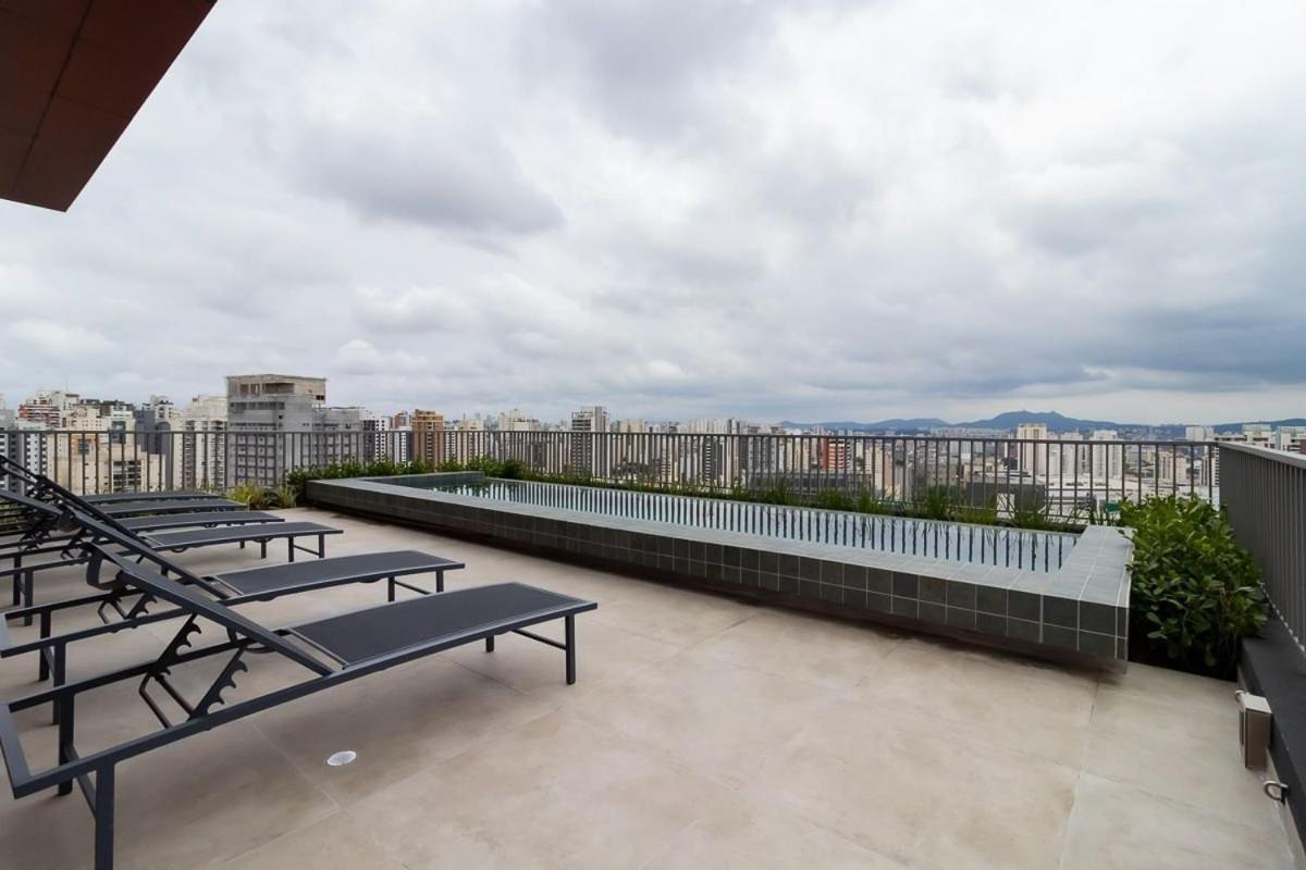 Studio Em Frente Ao Allianz Parque Com Piscina Na Cobertura - Vn 16 Daire Sao Paulo Dış mekan fotoğraf