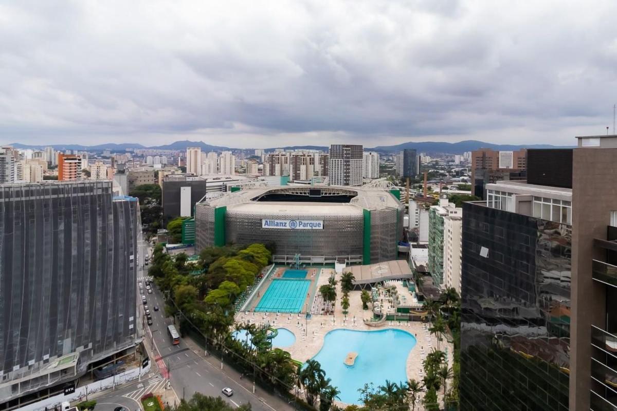 Studio Em Frente Ao Allianz Parque Com Piscina Na Cobertura - Vn 16 Daire Sao Paulo Dış mekan fotoğraf